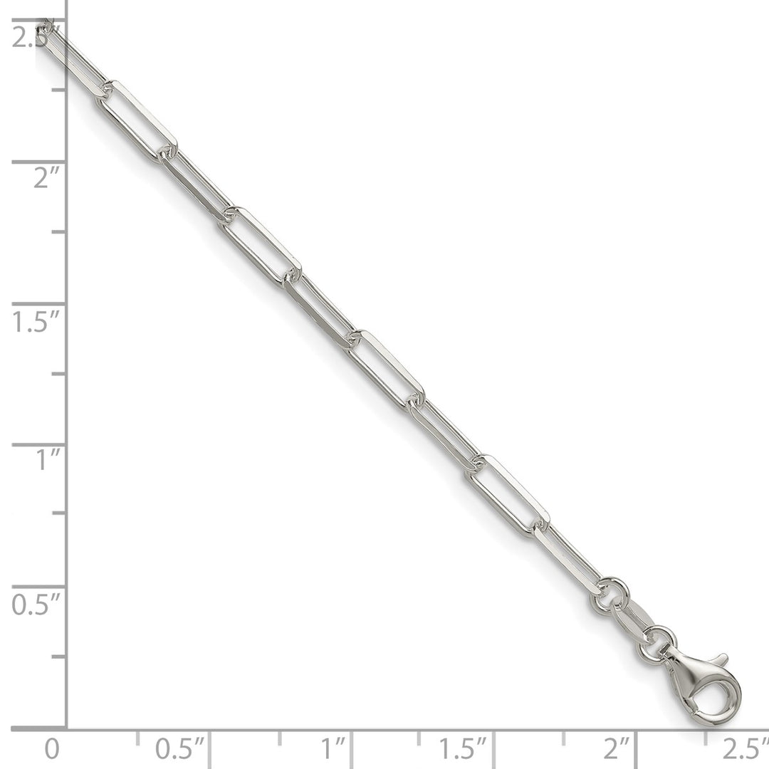 Sterling Silver 3.1mm Paperclip Bracelets, 7