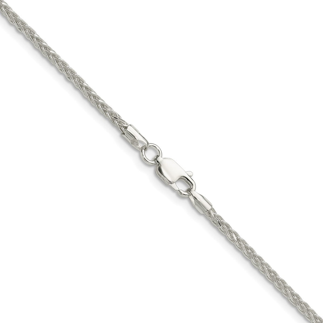 Sterling Silver 2.1mm Spiga (Wheat) Necklaces, 16