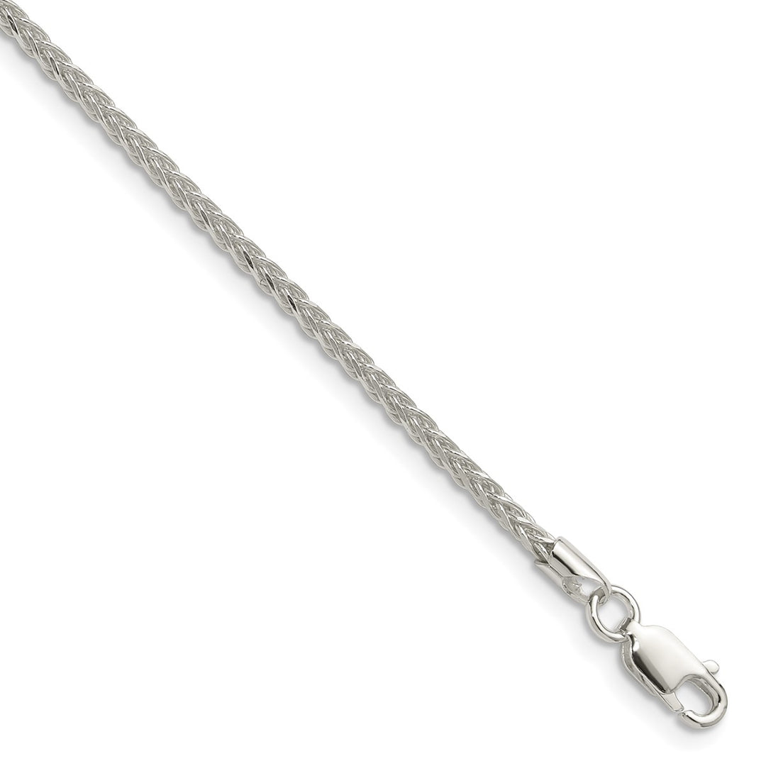 Sterling Silver 2.1mm Spiga (Wheat) Necklaces, 16