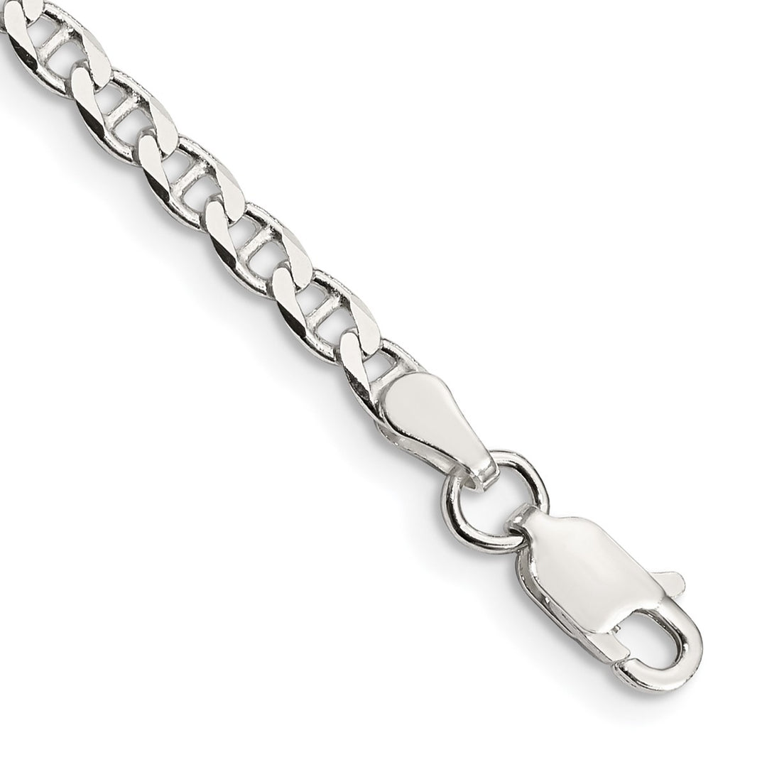 Sterling Silver 3.15mm Anchor Chain, 7"