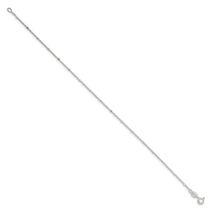 Sterling Silver 1.25mm Rolo Anklets, 10"