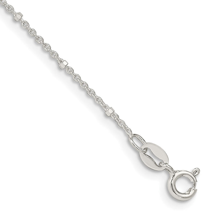 Sterling Silver 1.25mm Rolo Anklets, 10"