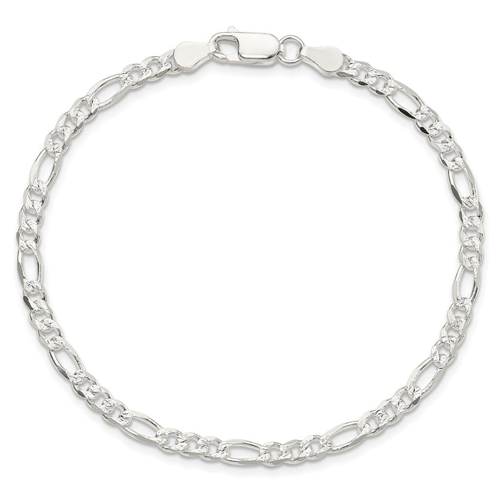 Sterling Silver 4mm Figaro Chain, 9"