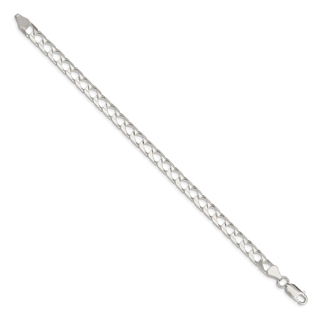 Sterling Silver 6.25mm Curb Bracelets, 7