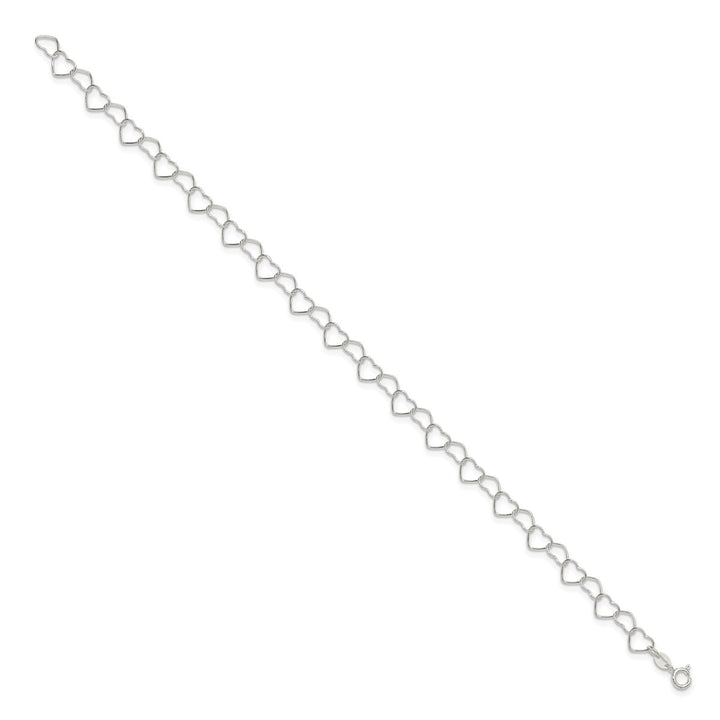 Sterling Silver 0.6mm Other Chains Anklet, 10"