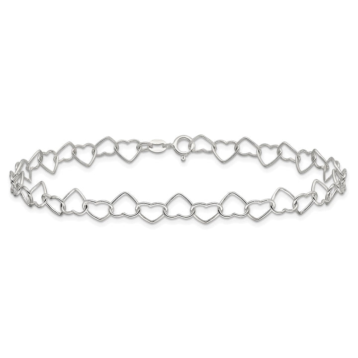 Sterling Silver 0.6mm Other Chains Anklet, 10"