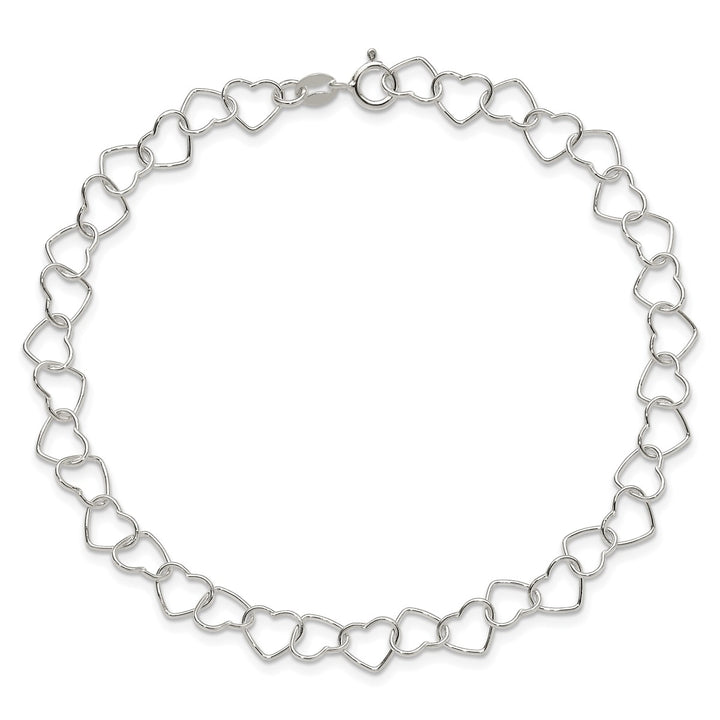 Sterling Silver 0.6mm Other Chains Anklet, 10"