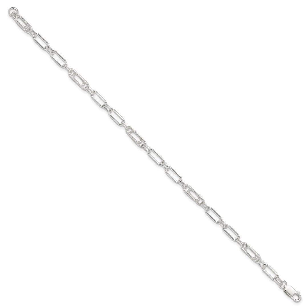 Sterling Silver 6mm Cable Anklet, 10