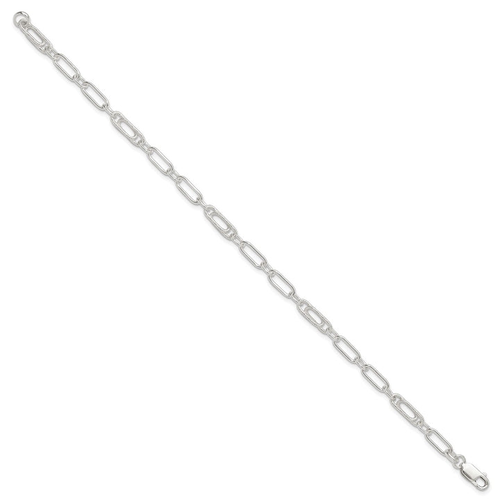 Sterling Silver 6mm Cable Anklet, 10"