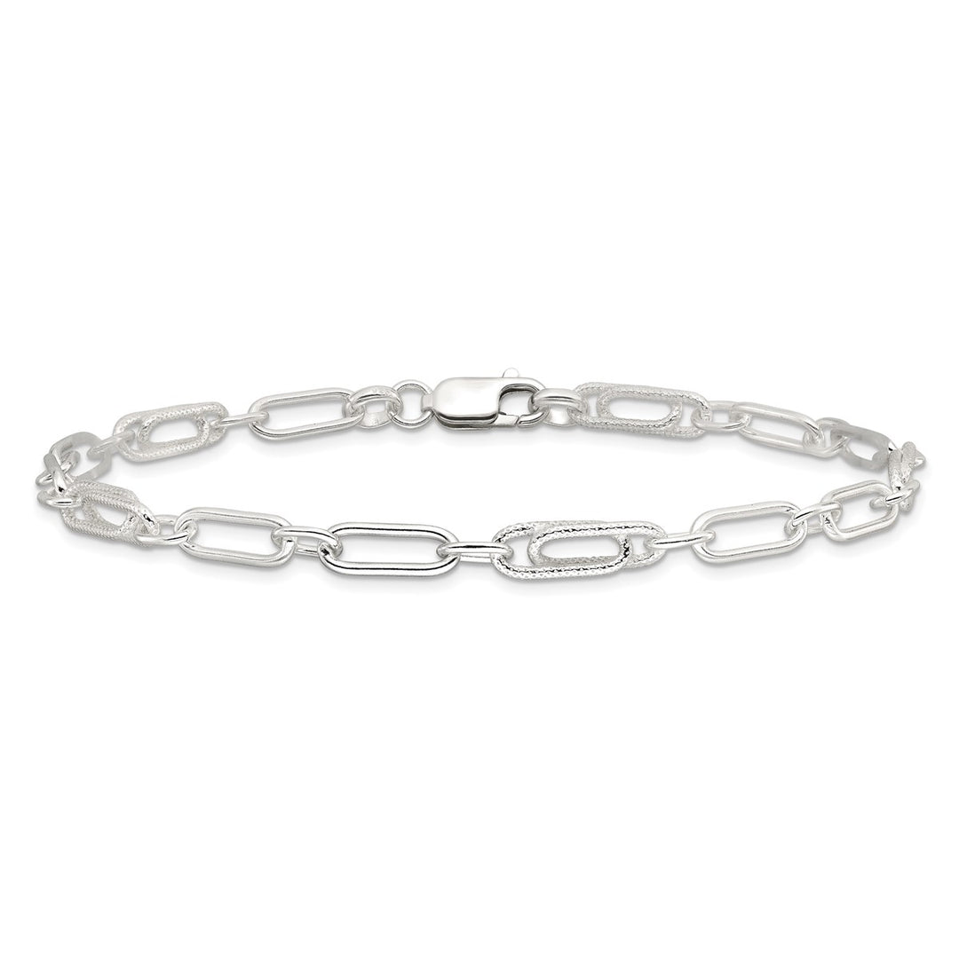 Sterling Silver 6mm Cable Anklet, 10