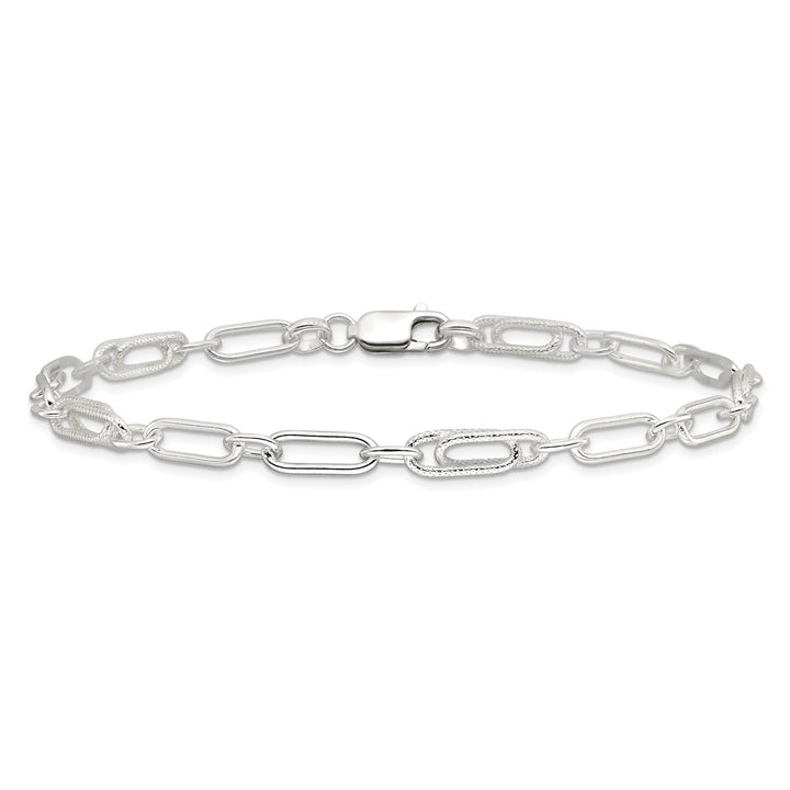 Sterling Silver 6mm Cable Anklet, 10"