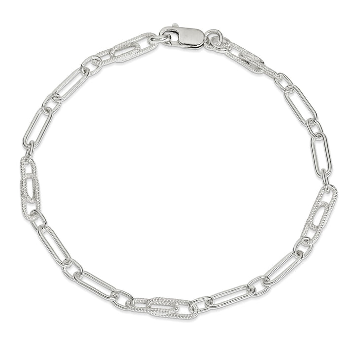 Sterling Silver 6mm Cable Anklet, 10"