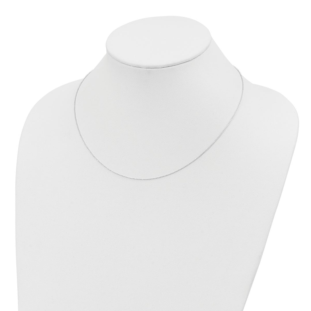 Sterling Silver 1mm Ball (Beaded) Necklace, 18