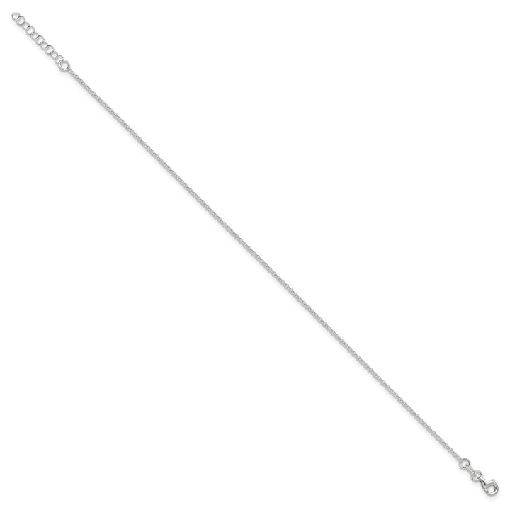 Sterling Silver 1.5mm Rolo Anklet, 9"