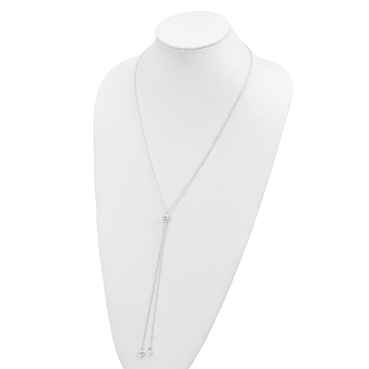 Sterling Silver 2mm Cable Necklace, 36"