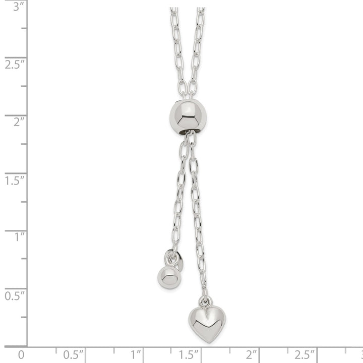 Sterling Silver 2mm Cable Necklace, 36"