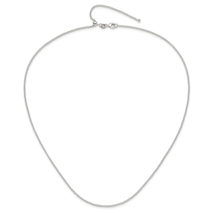 Sterling Silver 1.8mm Rolo Necklace, 24"