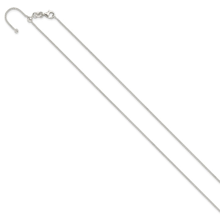 Sterling Silver 1.5mm Rolo Necklace, 24"