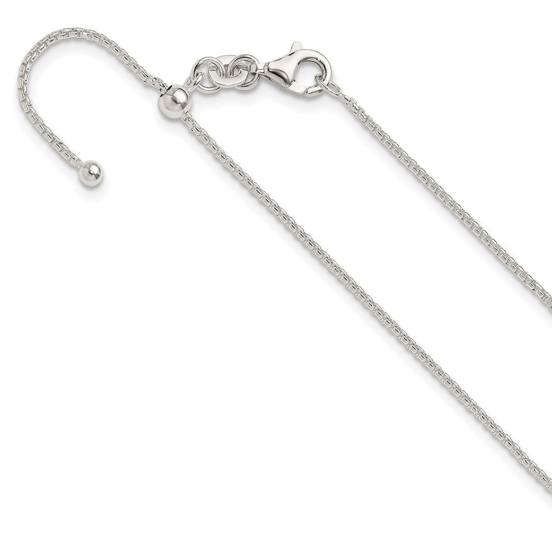 Sterling Silver 1.5mm Rolo Necklace, 24"