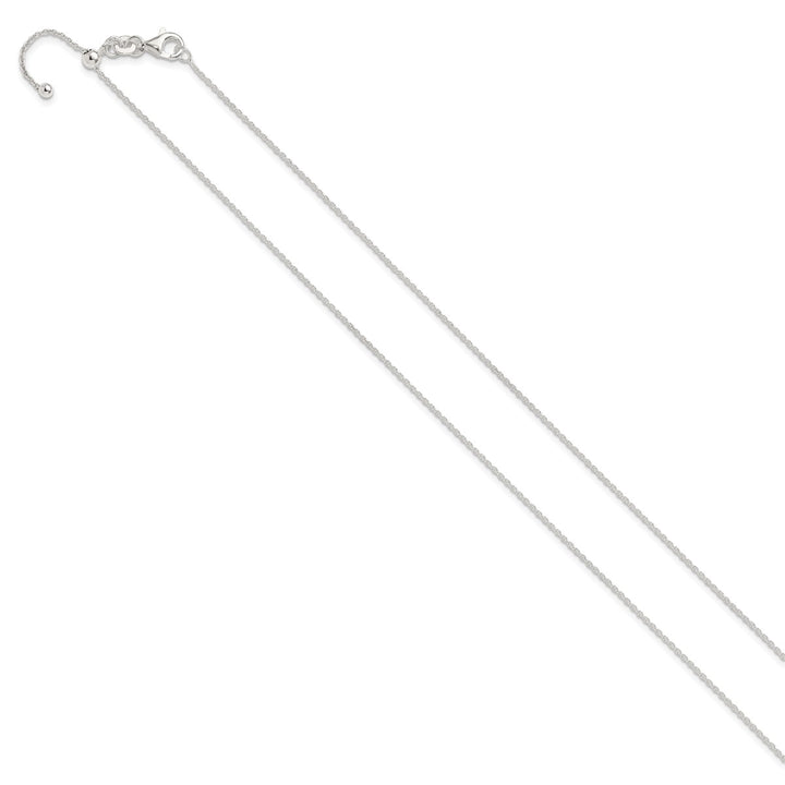 Sterling Silver 1.2mm Rolo Necklace, 24"