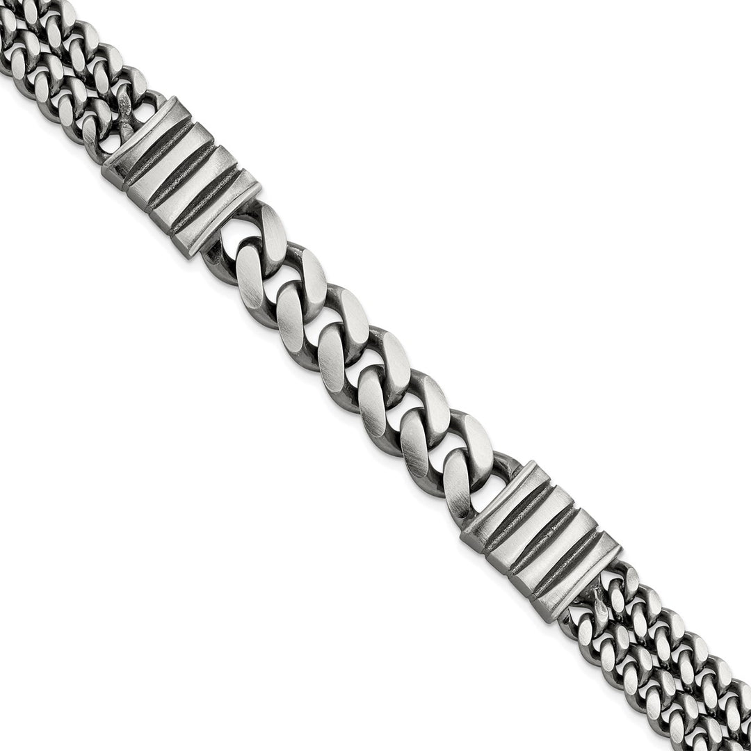 Sterling Silver 13.25mm Curb Bracelet, 8.5"