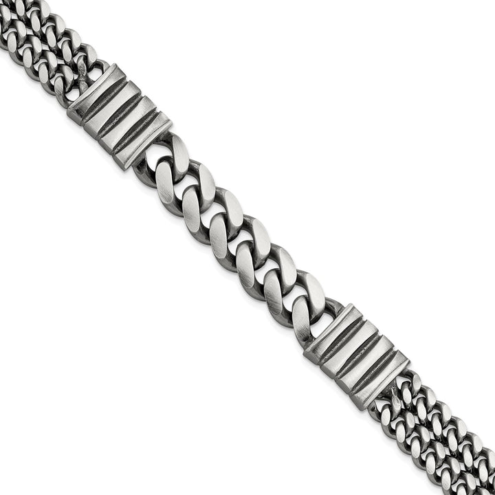 Sterling Silver 13.25mm Curb Bracelet, 8.5"
