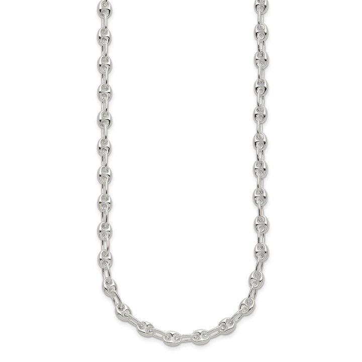 Sterling Silver 5.13mm Anchor Necklace, 18"