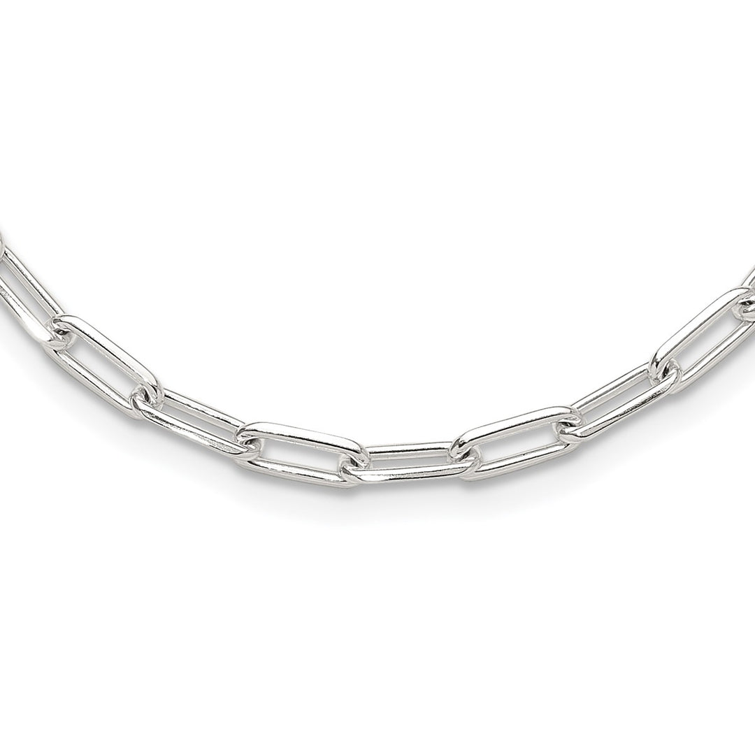 Sterling Silver 4.2mm Paperclip Necklace, 20
