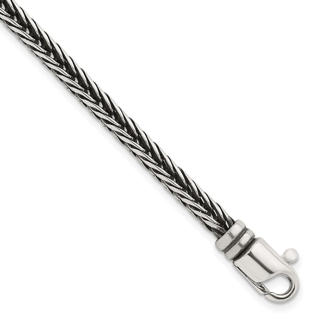 Sterling Silver 4.2mm Franco Bracelet, 8"