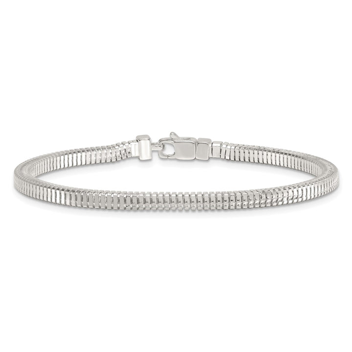 Sterling Silver 3.5mm Snake Bracelet, 8"