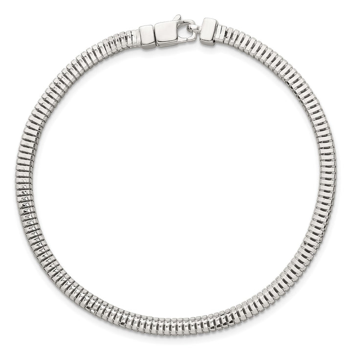 Sterling Silver 3.5mm Snake Bracelet, 8"