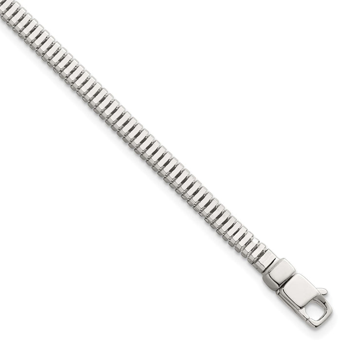 Sterling Silver 3.5mm Snake Bracelet, 8"