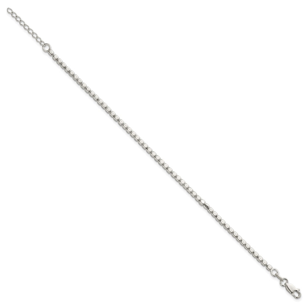 Sterling Silver 2.6mm Ball (Beaded) Bracelet, 7