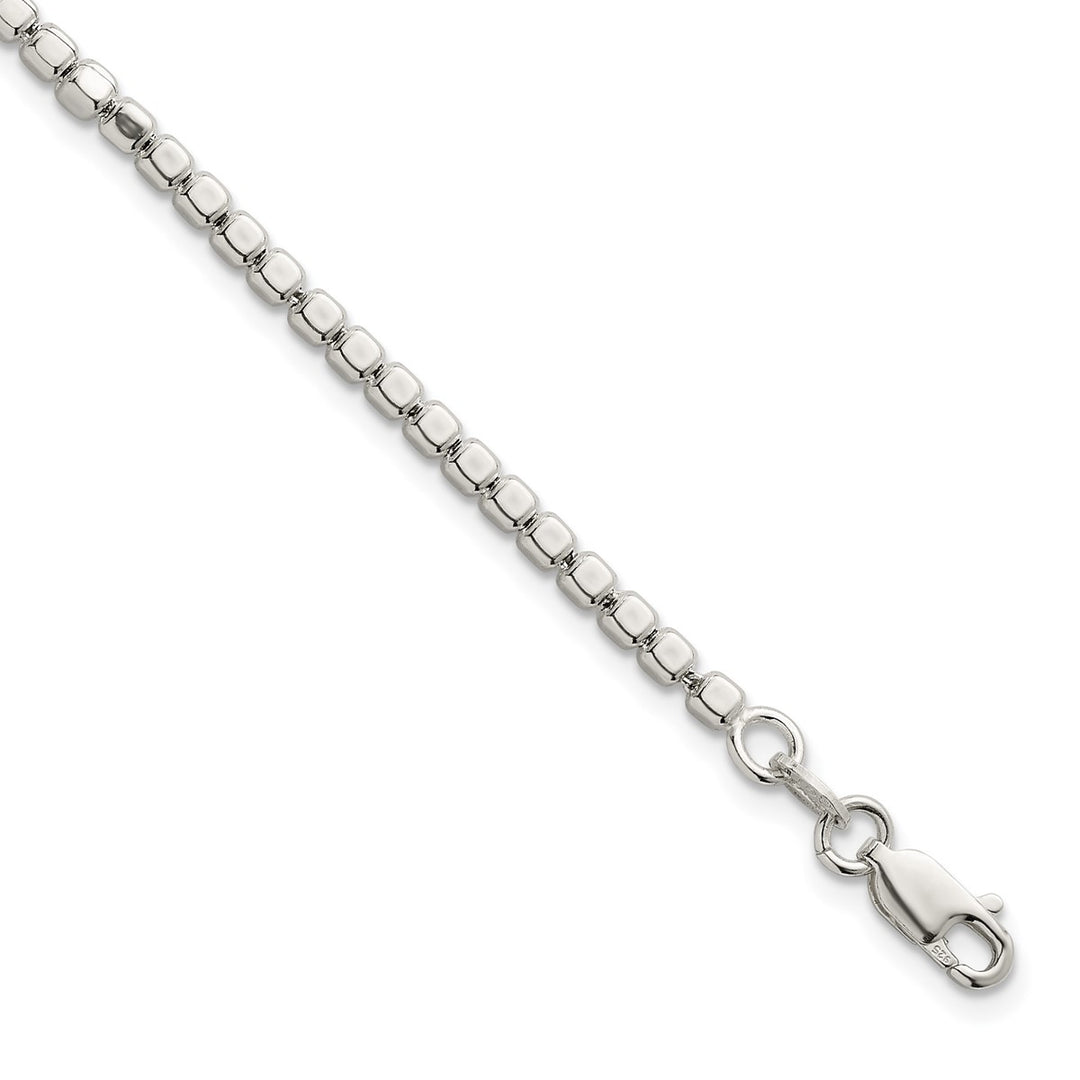 Sterling Silver 2.6mm Ball (Beaded) Bracelet, 7"