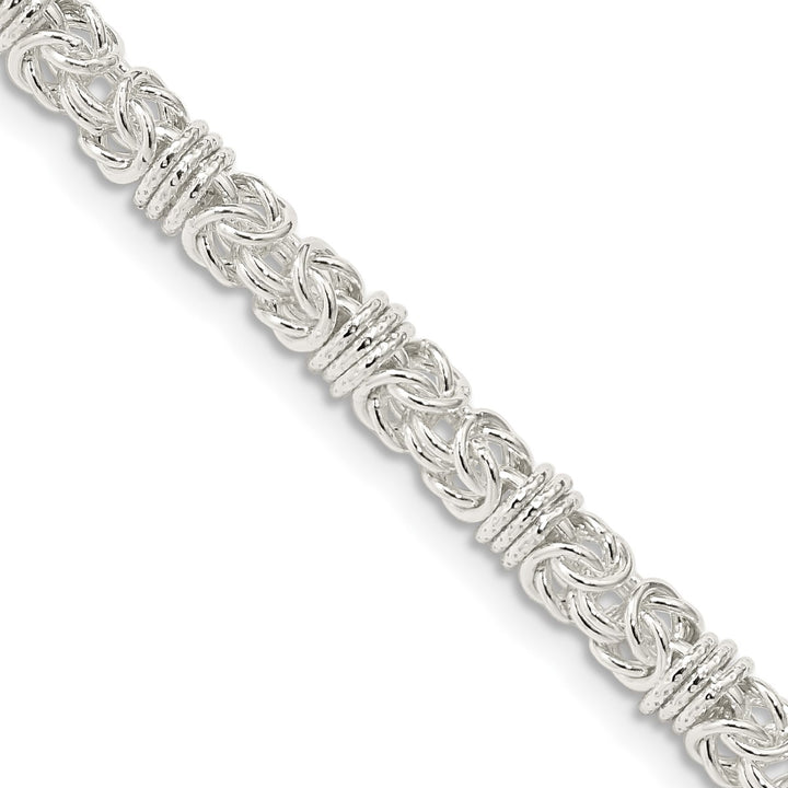 Sterling Silver 4mm Byzantine Necklaces, 18"