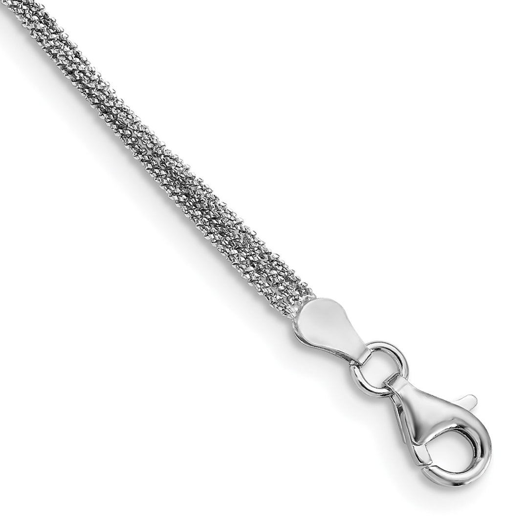 Sterling Silver 5mm Other Chains Anklet, 9"