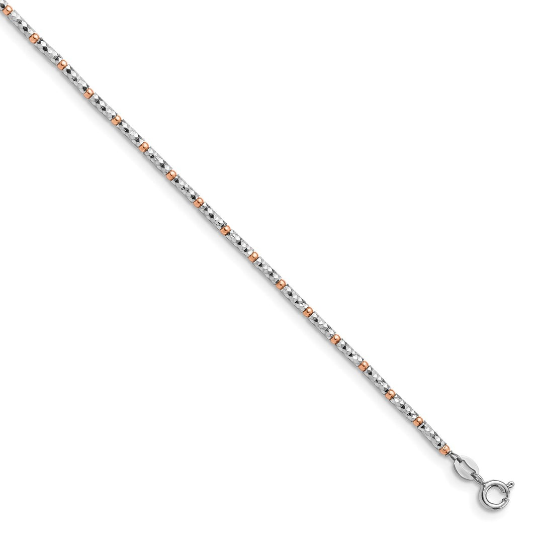 Sterling Silver 3mm Other Chains Anklet, 9"