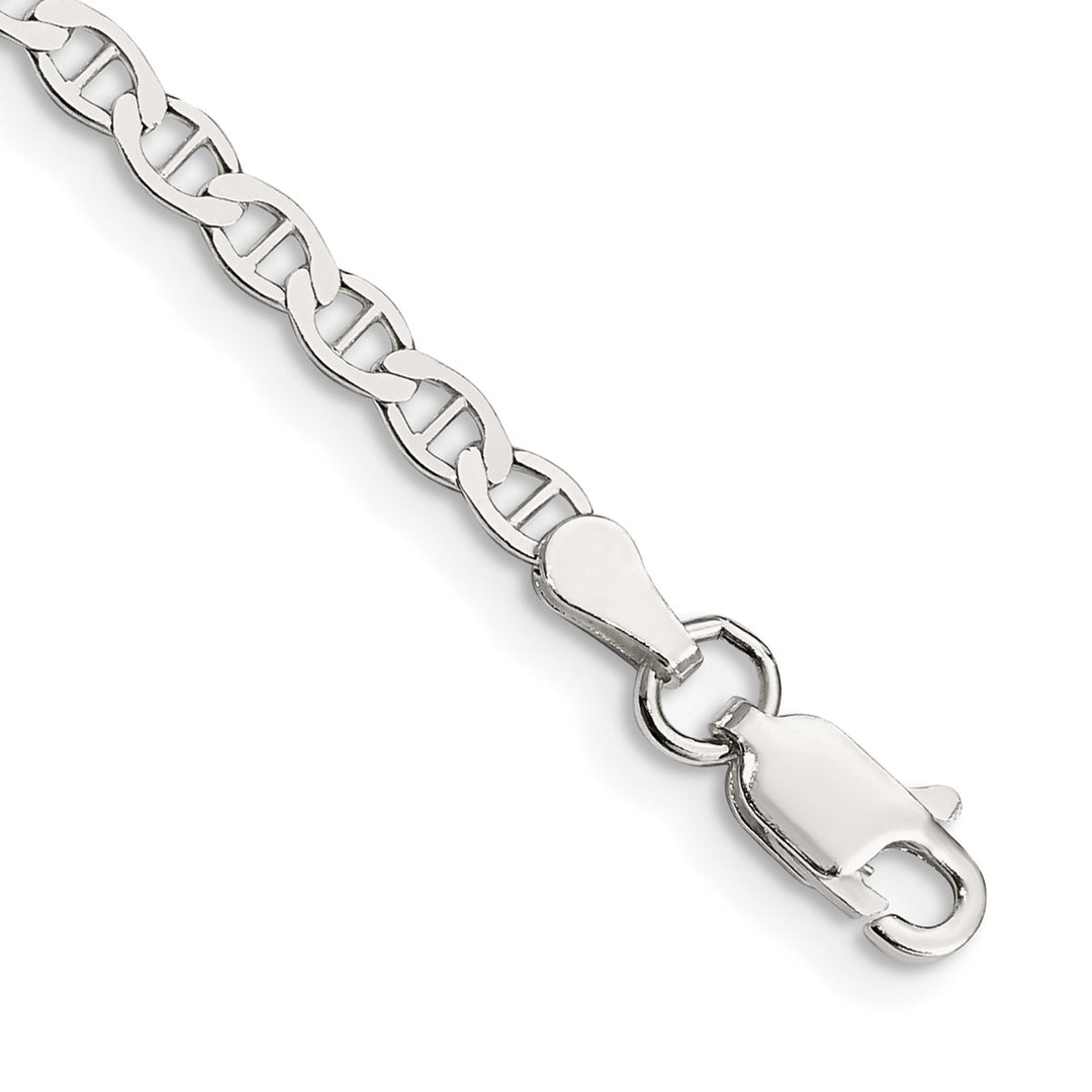Sterling Silver 3.1mm Anchor Chain, 7"