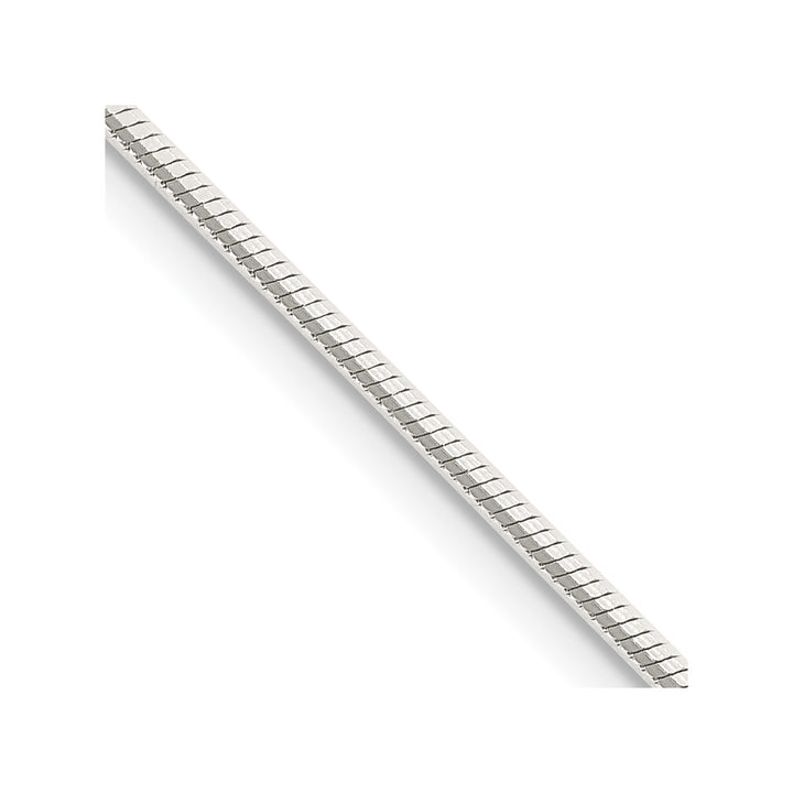 Sterling Silver 1.25mm Snake Necklaces, 16"