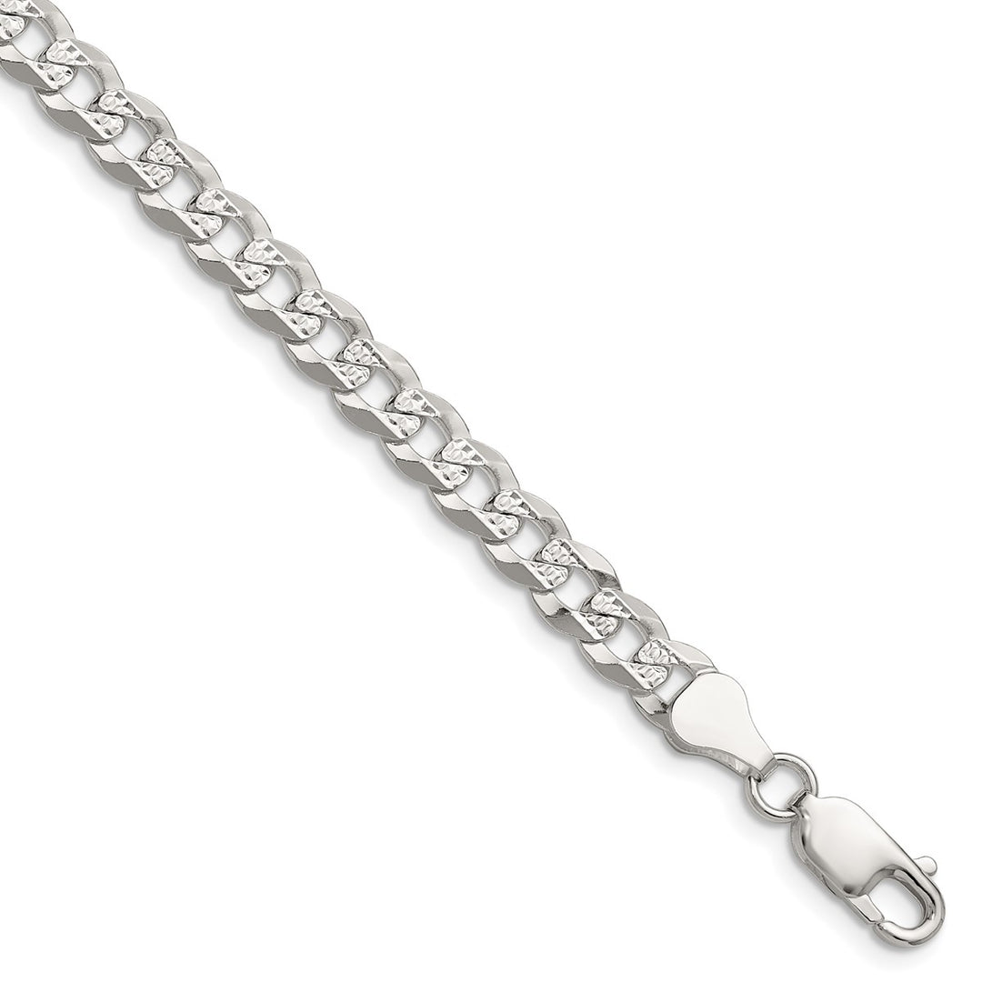 Sterling Silver 5.9mm Curb Bracelets, 7"