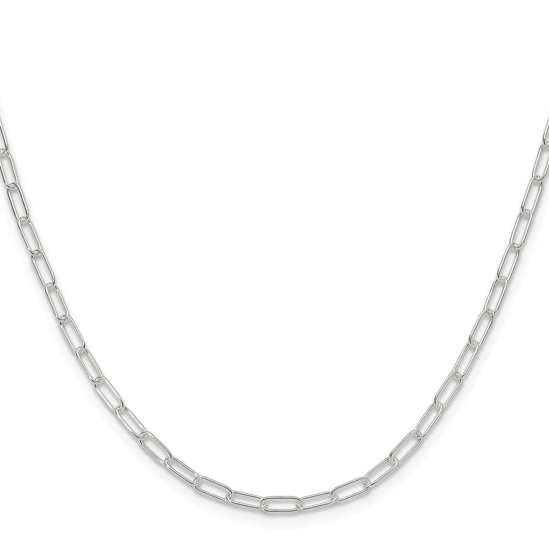 Sterling Silver 2.9mm Paperclip Necklaces, 16