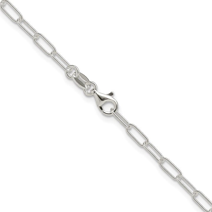 Sterling Silver 2.9mm Paperclip Necklaces, 16"