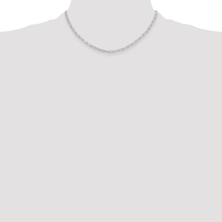 Sterling Silver 2.9mm Paperclip Necklaces, 16"