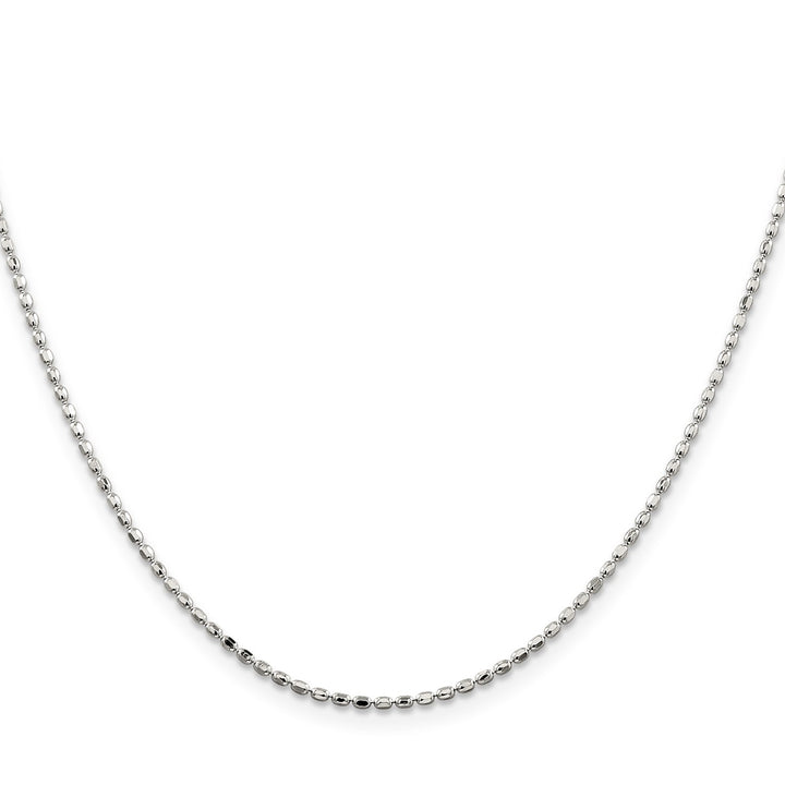Sterling Silver 1.5mm Ball (Beaded) Necklaces, 18"