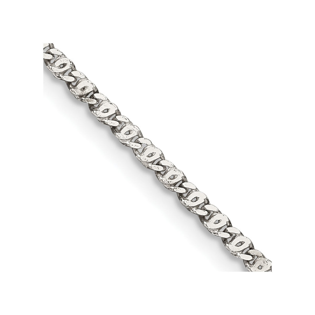 Sterling Silver 2mm Anchor Chain, 18"