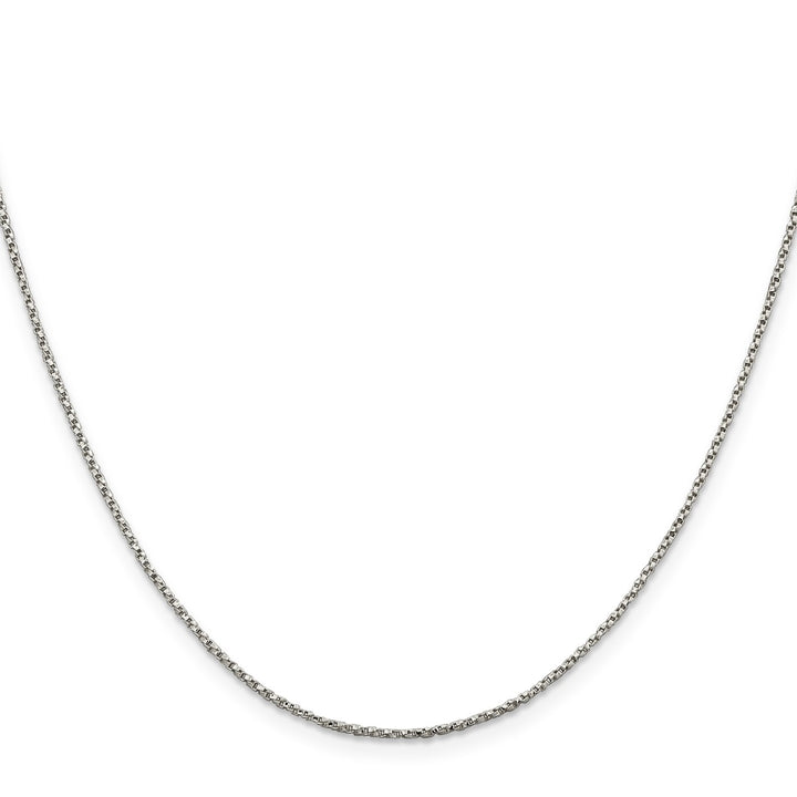 Sterling Silver 1.25mm Box Necklaces, 18"