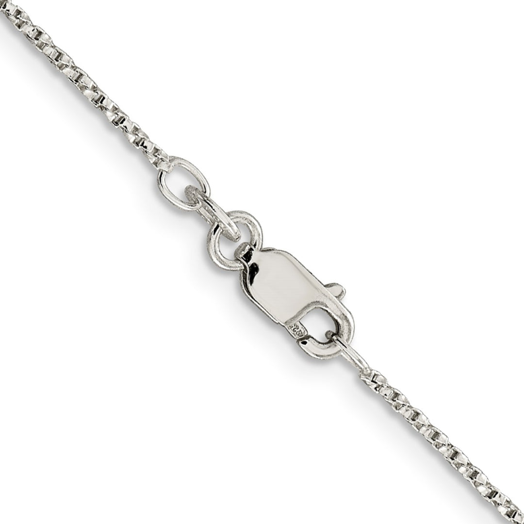 Sterling Silver 1.25mm Box Necklaces, 18