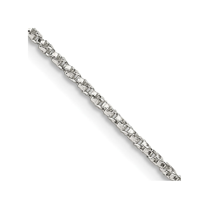 Sterling Silver 1.25mm Box Necklaces, 18"