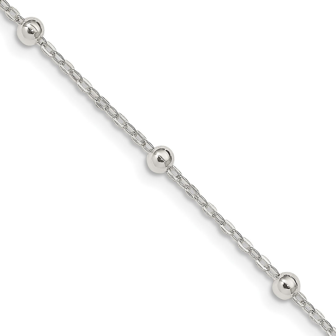 Sterling Silver 1.3mm Ball (Beaded) Necklaces, 16"