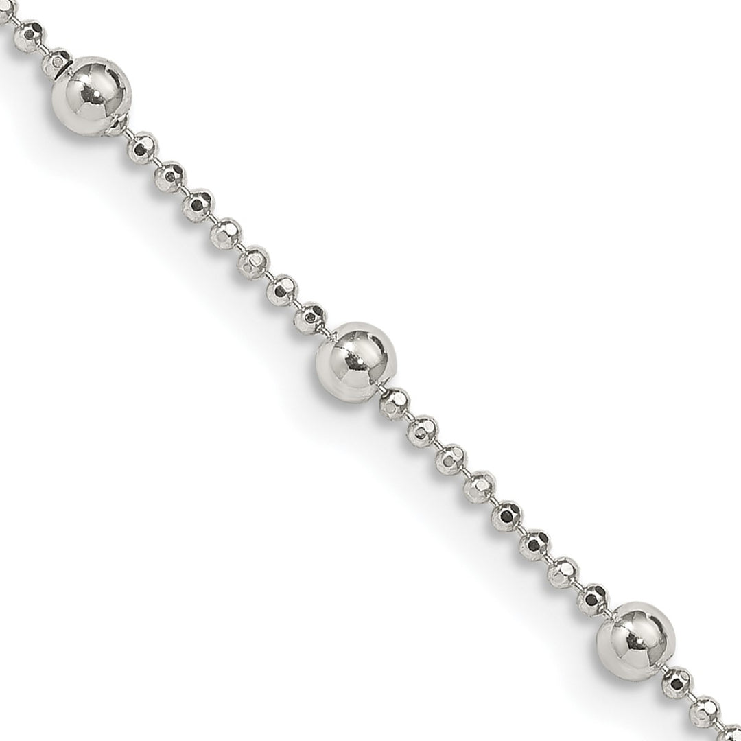 Sterling Silver 1.15mm Ball (Beaded) Necklaces, 16"